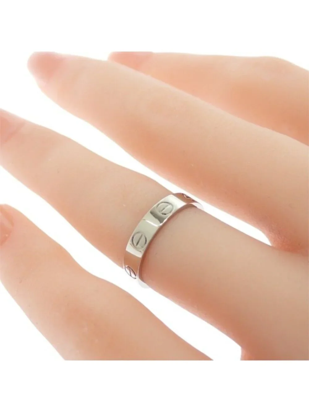 Cartier Love Ring Small Genus 18k White Gold